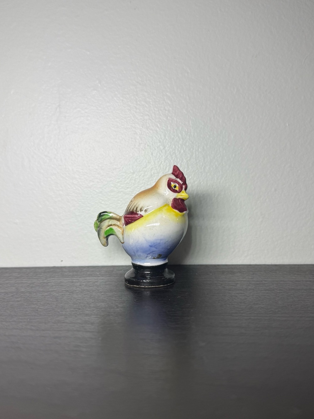 Vintage 1970s Ceramic Rooster Salt & Pepper Shaker Made In Japan